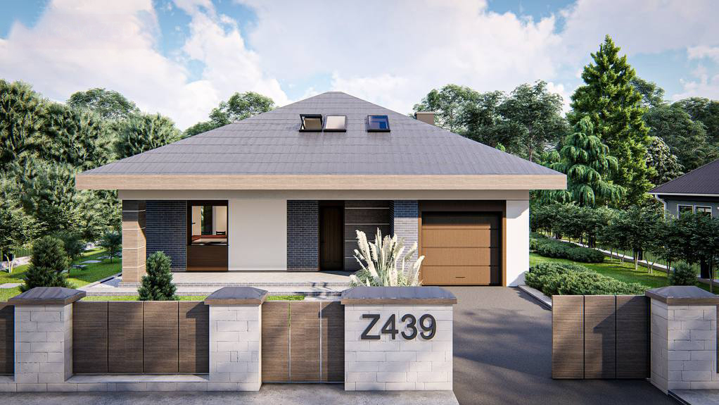 Проект дома Z439 - 1