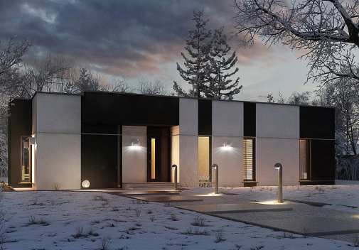 Проект современного дома Zx116