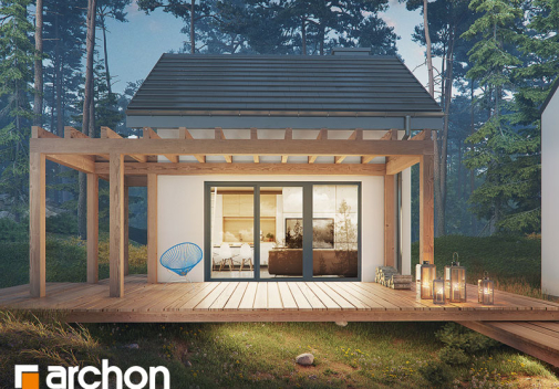 Проект современного дома &quot;Летний домик в крокусах 4 (А)&quot;