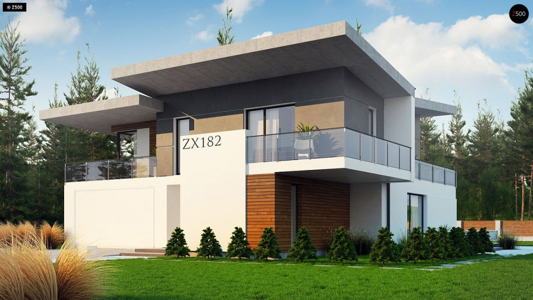 Проект дома Zx182 - 1