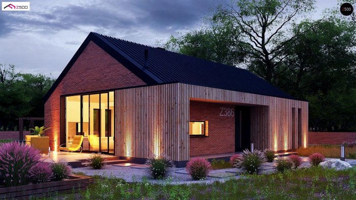 Проект дома U386 - 5 Двухэтажные дома в Украине