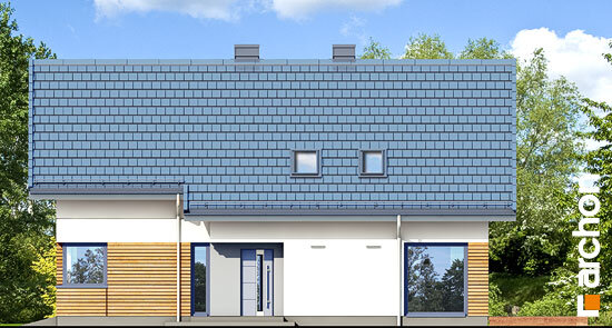 Проект дома Дом в лиголях - 4 С мансардным этажом дома в Украине