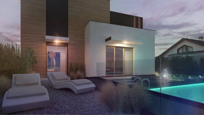 Проєкт будинку Ux120 v1 - Двоповерхові дома в Україні