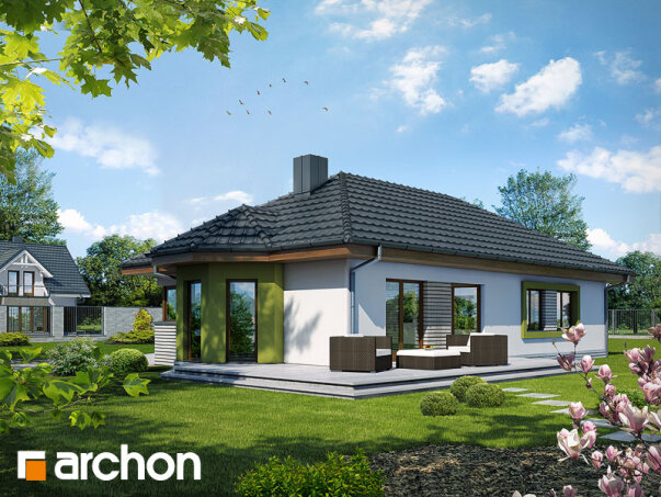 Проект дома Дом в дикоросах 2 вер.2 - 2 С мансардным этажом дома в Украине