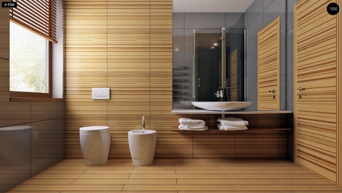 Проект дома U64 a - 15 С мансардным этажом дома в Украине