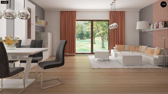 Проєкт будинку U263 - З мансардним поверхом дома в Україні