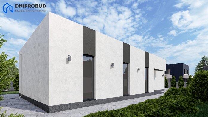 Проєкт будинку Db 23 v1 - Одноповерхові дома в Україні