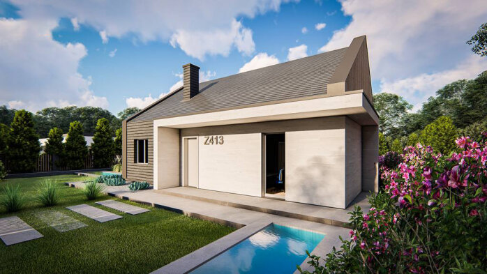 Проєкт будинку U413 - Одноповерхові дома в Україні