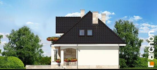 Проект дома Дом в авокадо вер.2 - 5 С мансардным этажом дома в Украине