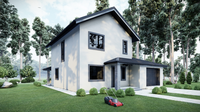 Проект дома DBT 593 - 2 Двухэтажные дома в Украине