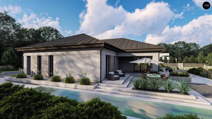 Проєкт будинку U471 - Одноповерхові дома в Україні