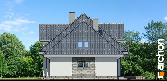 Проєкт будинку Будинок в сливах (Г) - З мансардним поверхом дома в Україні