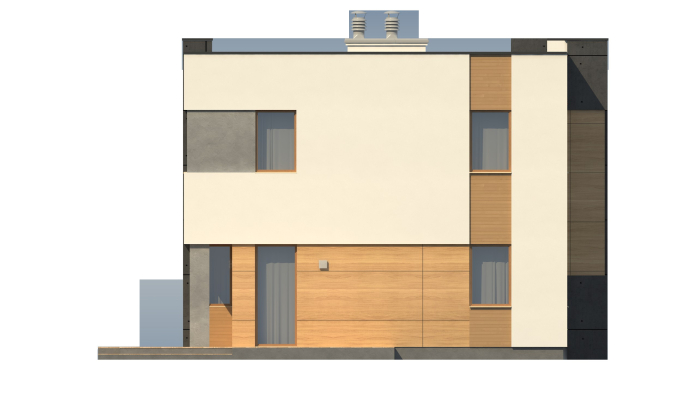 Проєкт будинку Ux59 pk - Двоповерхові дома в Україні