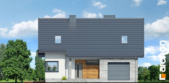 Проект дома Дом в журавках (A) - 3 С мансардным этажом дома в Украине
