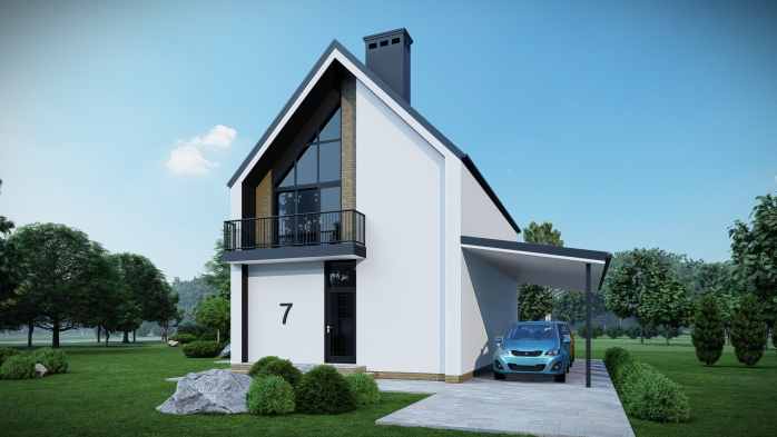 Проєкт будинку DBT 633-2 - Двоповерхові дома в Україні