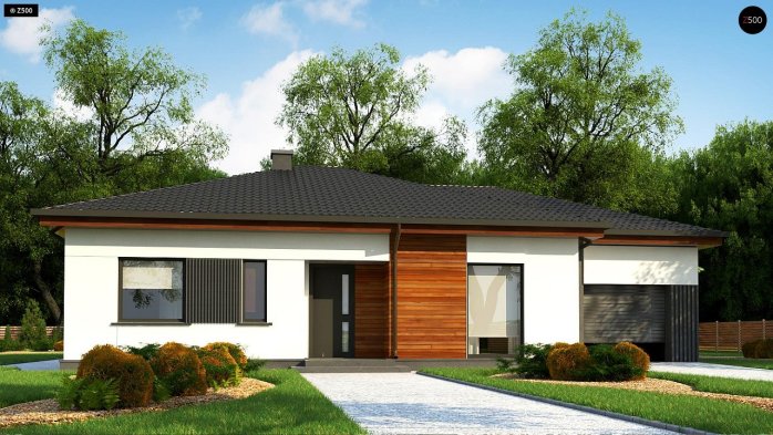 Проект дома U375 - 2 Одноэтажные дома в Украине