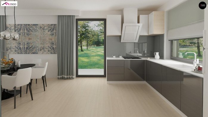 Проєкт будинку U390 - Одноповерхові дома в Україні