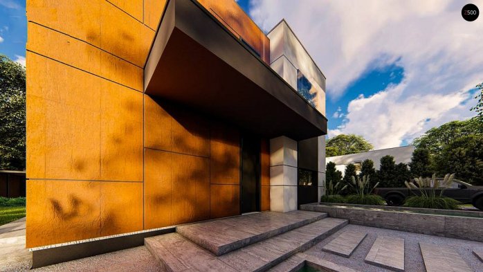 Проект дома Ux165 - 5 Двухэтажные дома в Украине