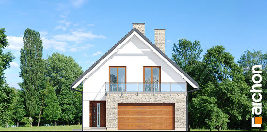 Проект дома Дом в купене (Г2) - 3 С мансардным этажом дома в Украине