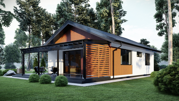 Проєкт будинку DBT 552 - Одноповерхові дома в Україні