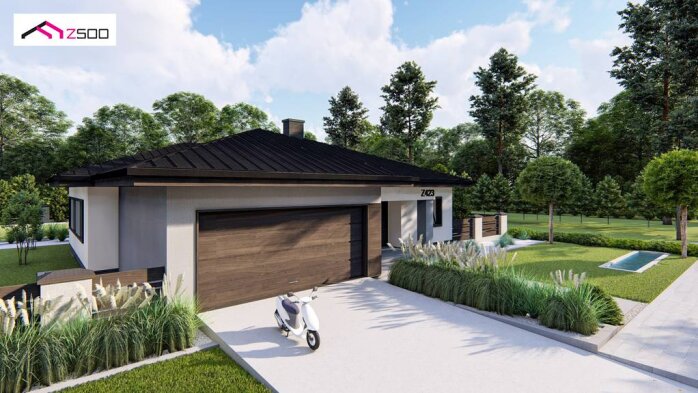 Проєкт будинку U423 - Одноповерхові дома в Україні