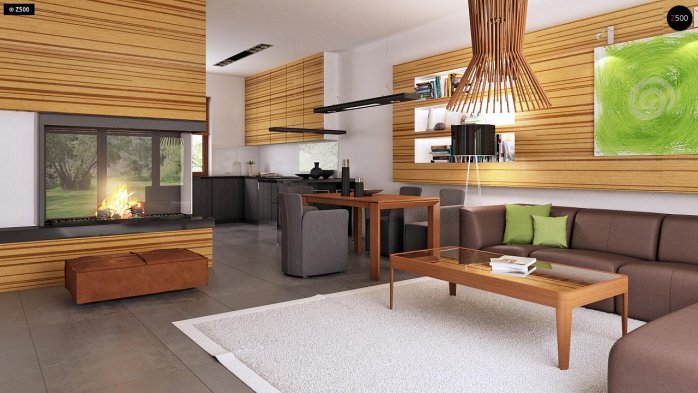 Проект дома U64 - 7 Одноэтажные дома в Украине