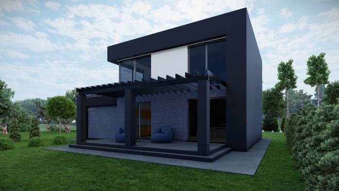 Проект дома DBT 474 - 5 Двухэтажные дома в Украине