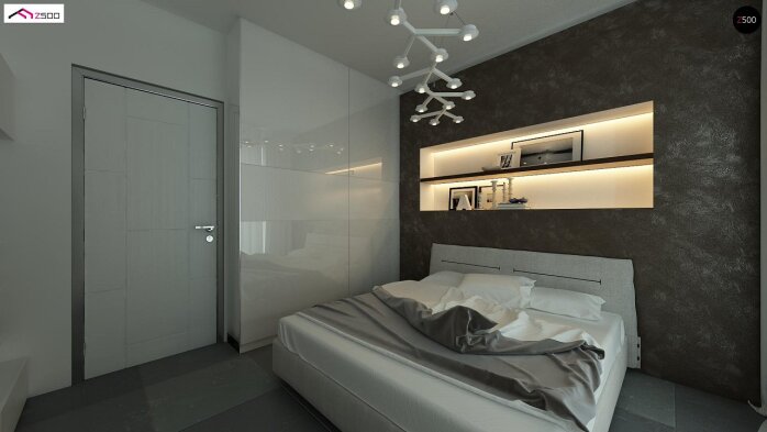 Проект дома U122 - 9 С мансардным этажом дома в Украине