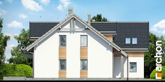 Проект дома Дом в клематисах 11 - 5 С мансардным этажом дома в Украине