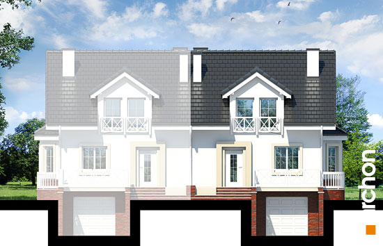 Проєкт будинку Будинок в ясменнику вер.2 - З мансардним поверхом дома в Україні