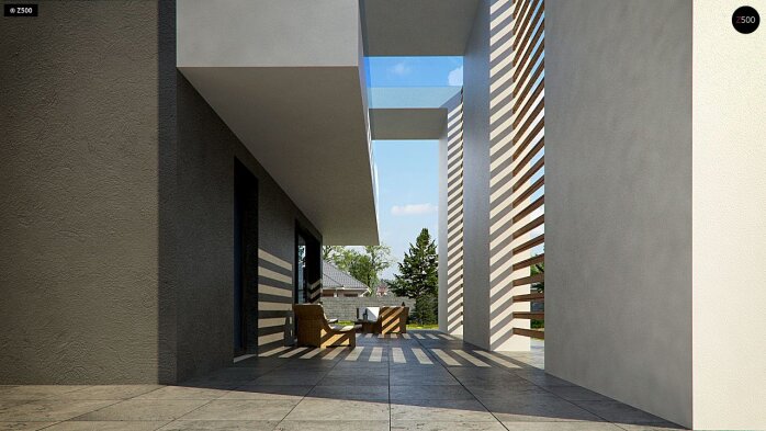 Проект дома Ux75 - 2 Двухэтажные дома в Украине