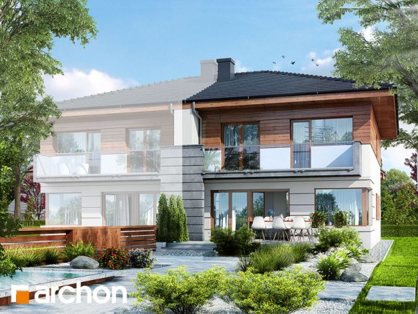 Проєкт будинку Вілла Юлія (Б) вер.3 - Двоповерхові дома в Україні