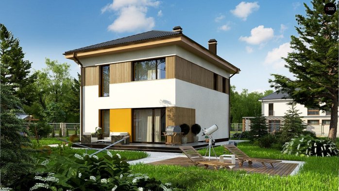 Проєкт будинку Uu3 - Двоповерхові дома в Україні