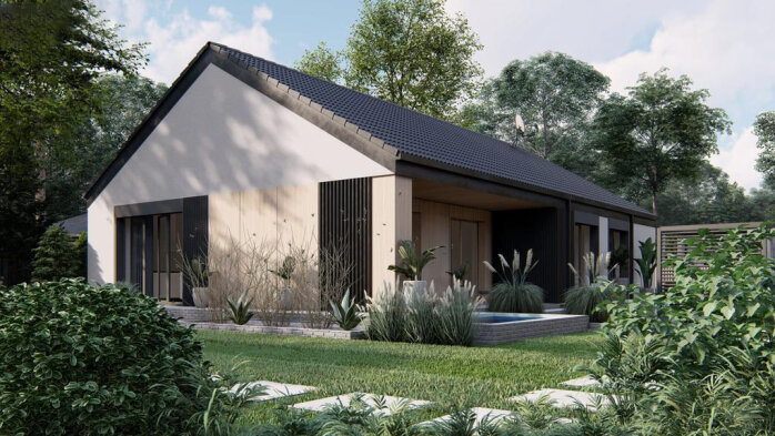 Проєкт будинку U520 - Одноповерхові дома в Україні