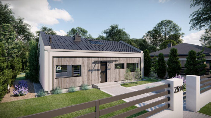 Проєкт будинку U514 - Одноповерхові дома в Україні