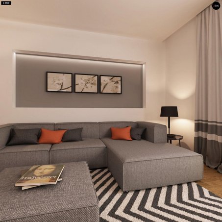 Проєкт будинку U93 - Одноповерхові дома в Україні