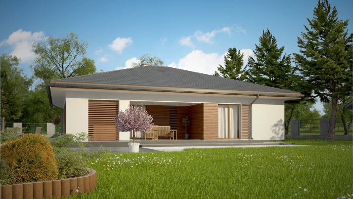 Проект дома U321 v1 - 9 Одноэтажные дома в Украине