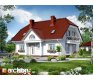 Проект дома Дом в гладиолусах 2 вер.2 - 1 С мансардным этажом дома в Украине