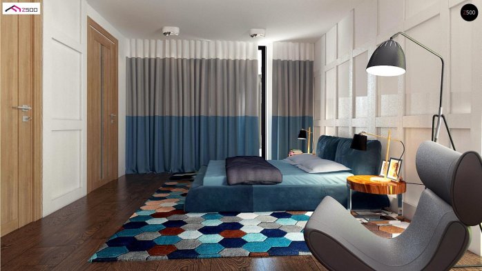 Проєкт будинку U306 - З мансардним поверхом дома в Україні