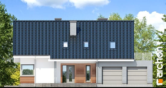 Проєкт будинку Будинок в гейджею (Г2) - З мансардним поверхом дома в Україні