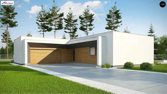 Проєкт будинку Ux135 - Одноповерхові дома в Україні