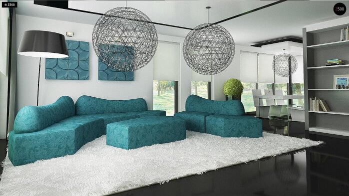 Проєкт будинку Ux22 - Двоповерхові дома в Україні