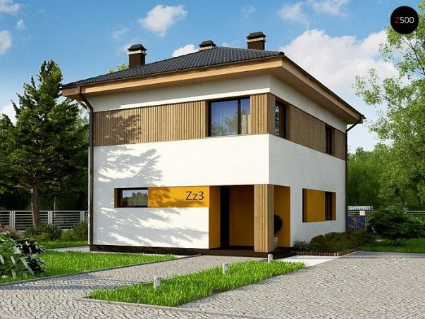Проєкт будинку Uu3 PK - Двоповерхові дома в Україні