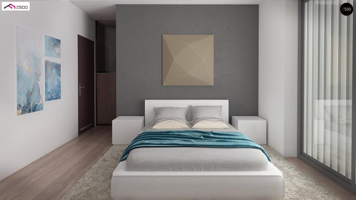 Проєкт будинку Ux107 - Двоповерхові дома в Україні