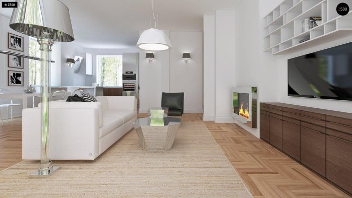 Проект дома U226 - 5 С мансардным этажом дома в Украине