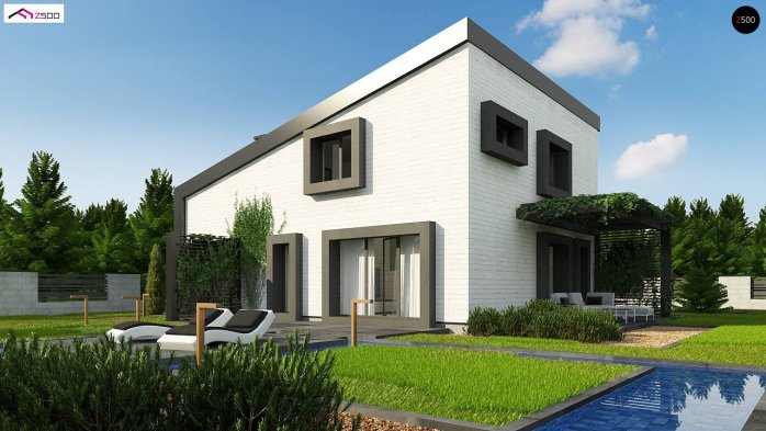 Проєкт будинку U391 - Двоповерхові дома в Україні