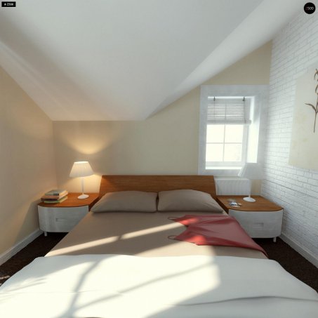 Проєкт будинку U3 - З мансардним поверхом дома в Україні