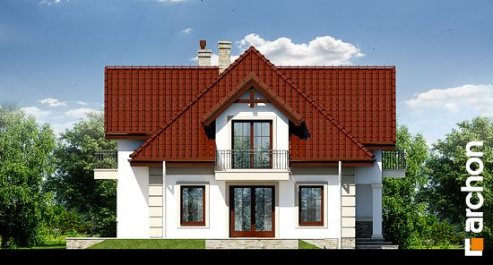 Проект дома Дом а альпиниях вер.2 - 5 С мансардным этажом дома в Украине