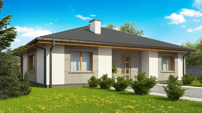 Проєкт будинку U67 A - Одноповерхові дома в Україні