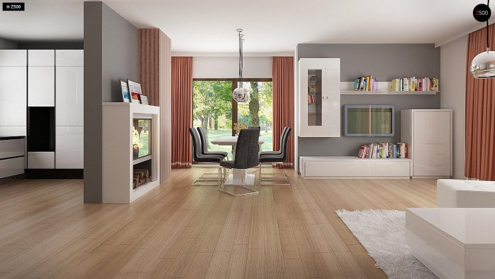 Проєкт будинку U263 - З мансардним поверхом дома в Україні